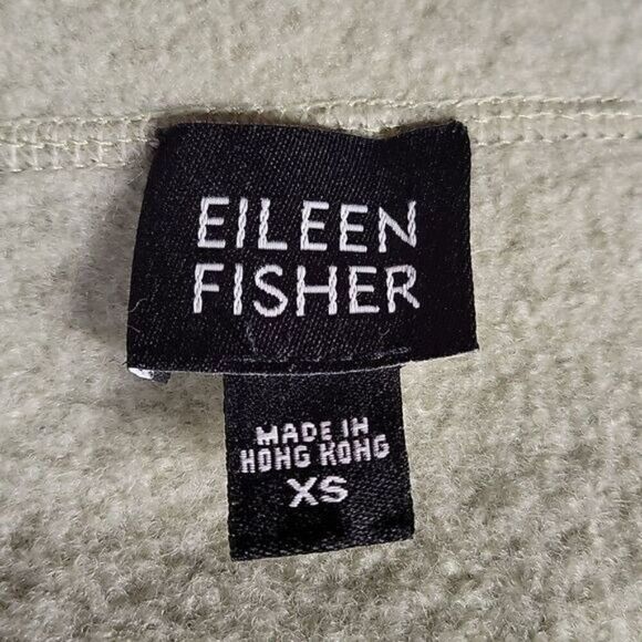 Eileen Fisher Asymmetrical Wool Jacket Sz XS - Picture 10 of 11